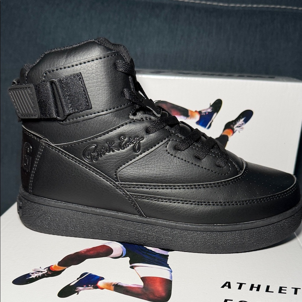 Ewing 33 HI Rebound Orion Strap Kids Black Sneakers Brand new with original box - Picture 8 of 11